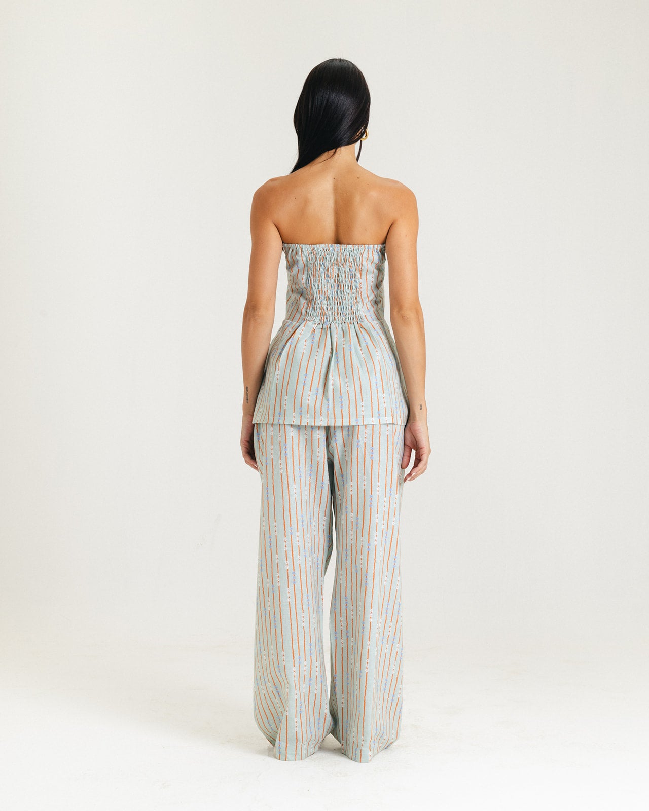 Flower Linen Pants
