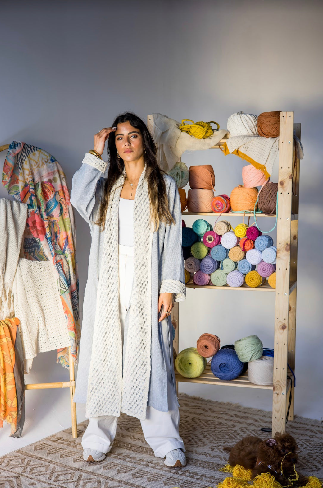 Lopi Kimono - Blue