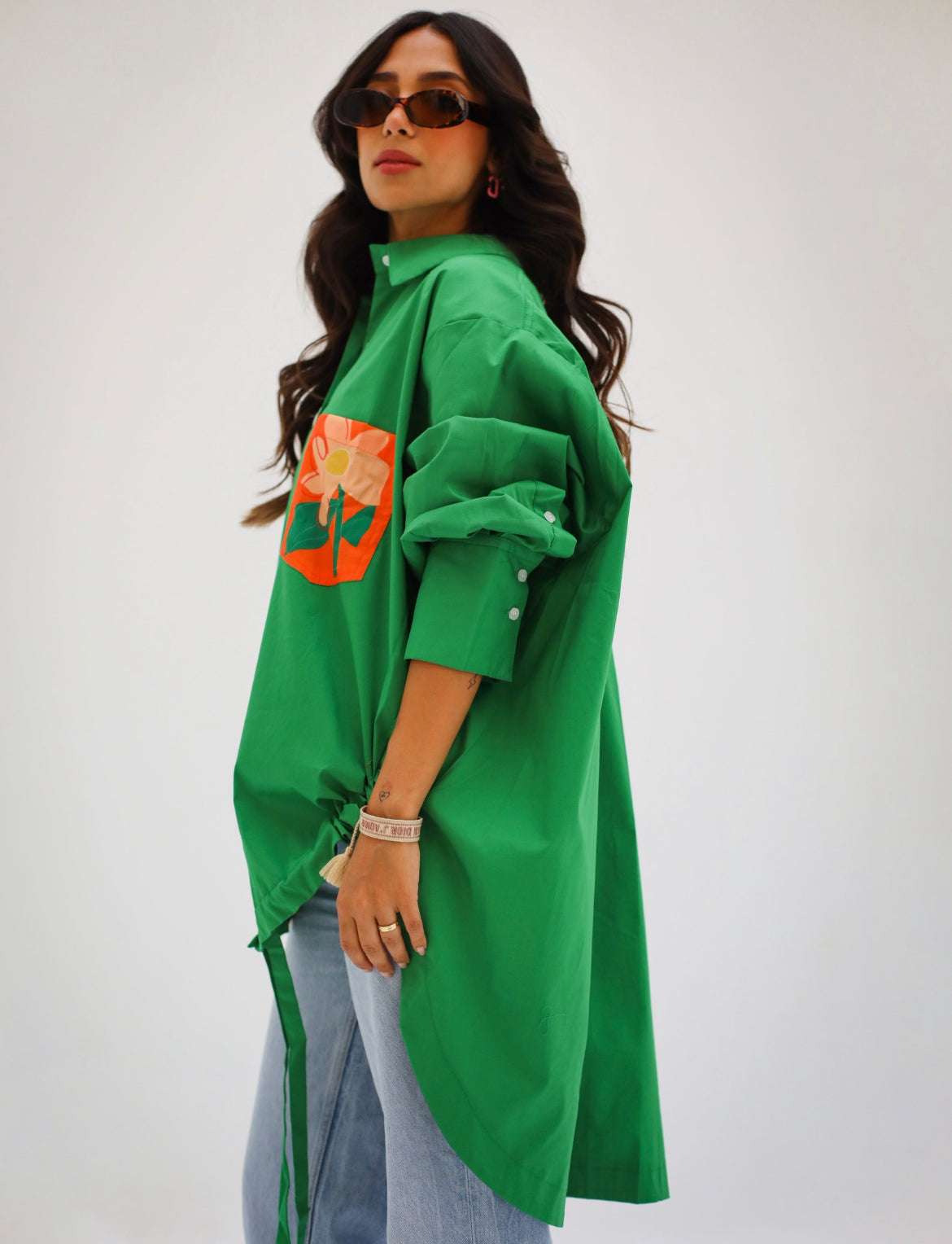 Nature Oversized Shirt - Green