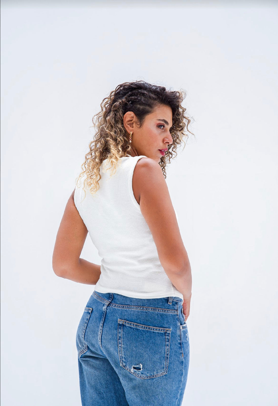 Basic Top Corset - White
