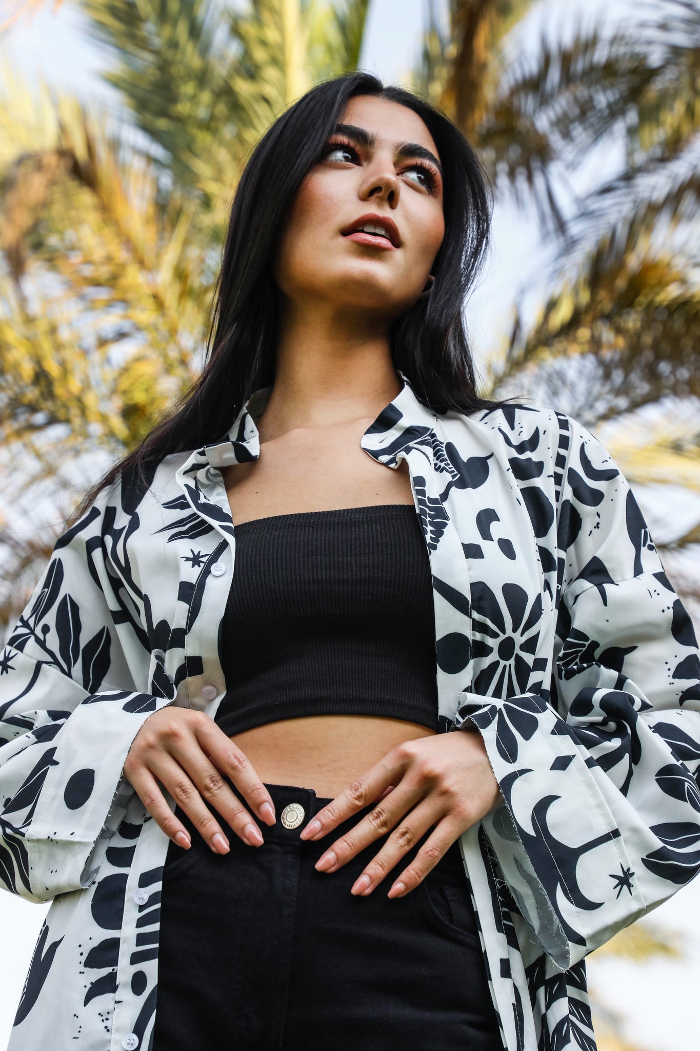 Poplin Printed Shirt