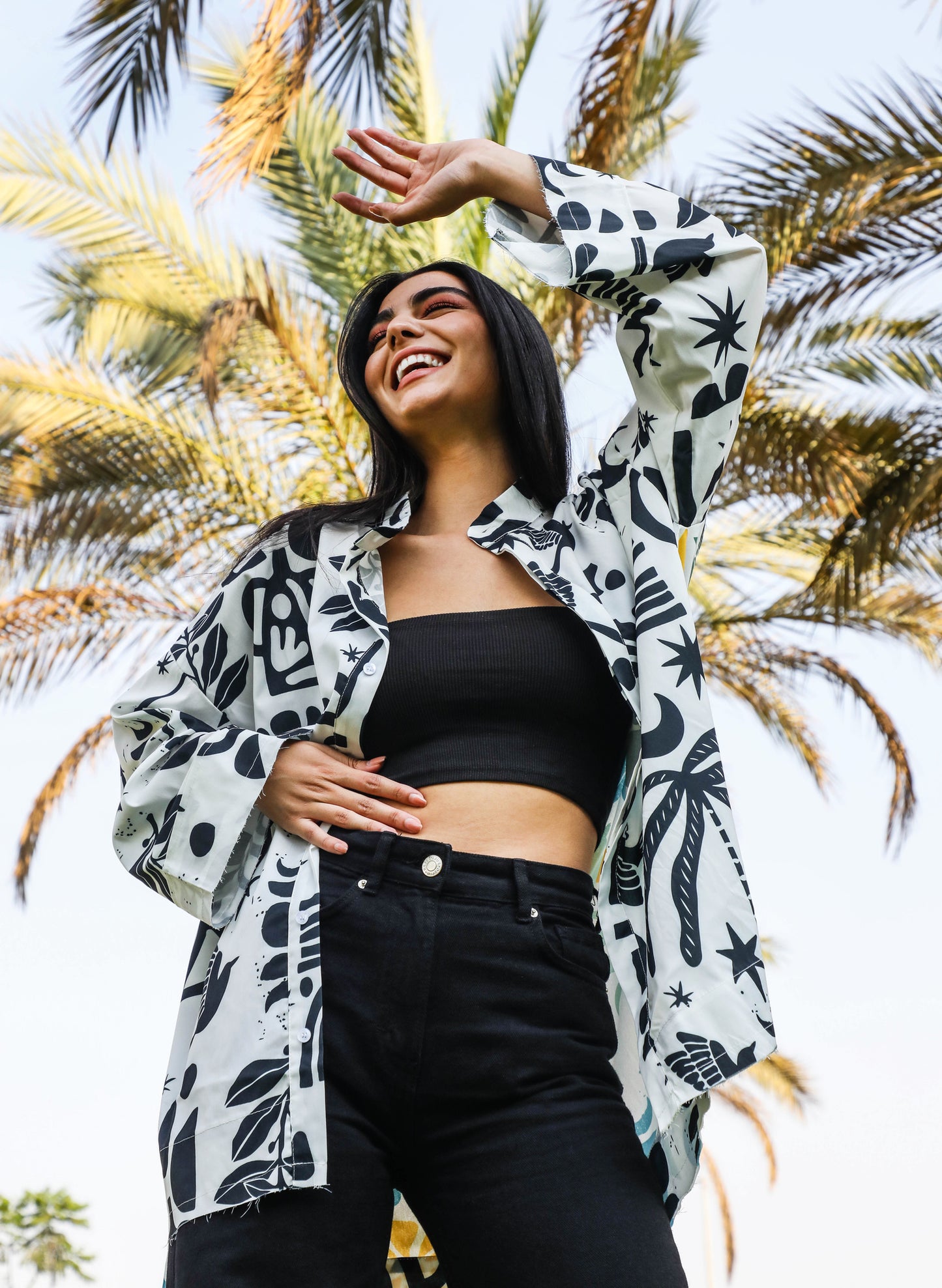 Poplin Printed Shirt