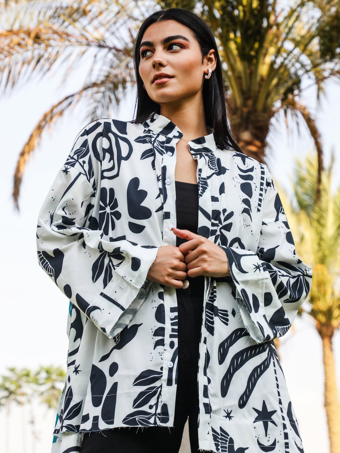Poplin Printed Shirt
