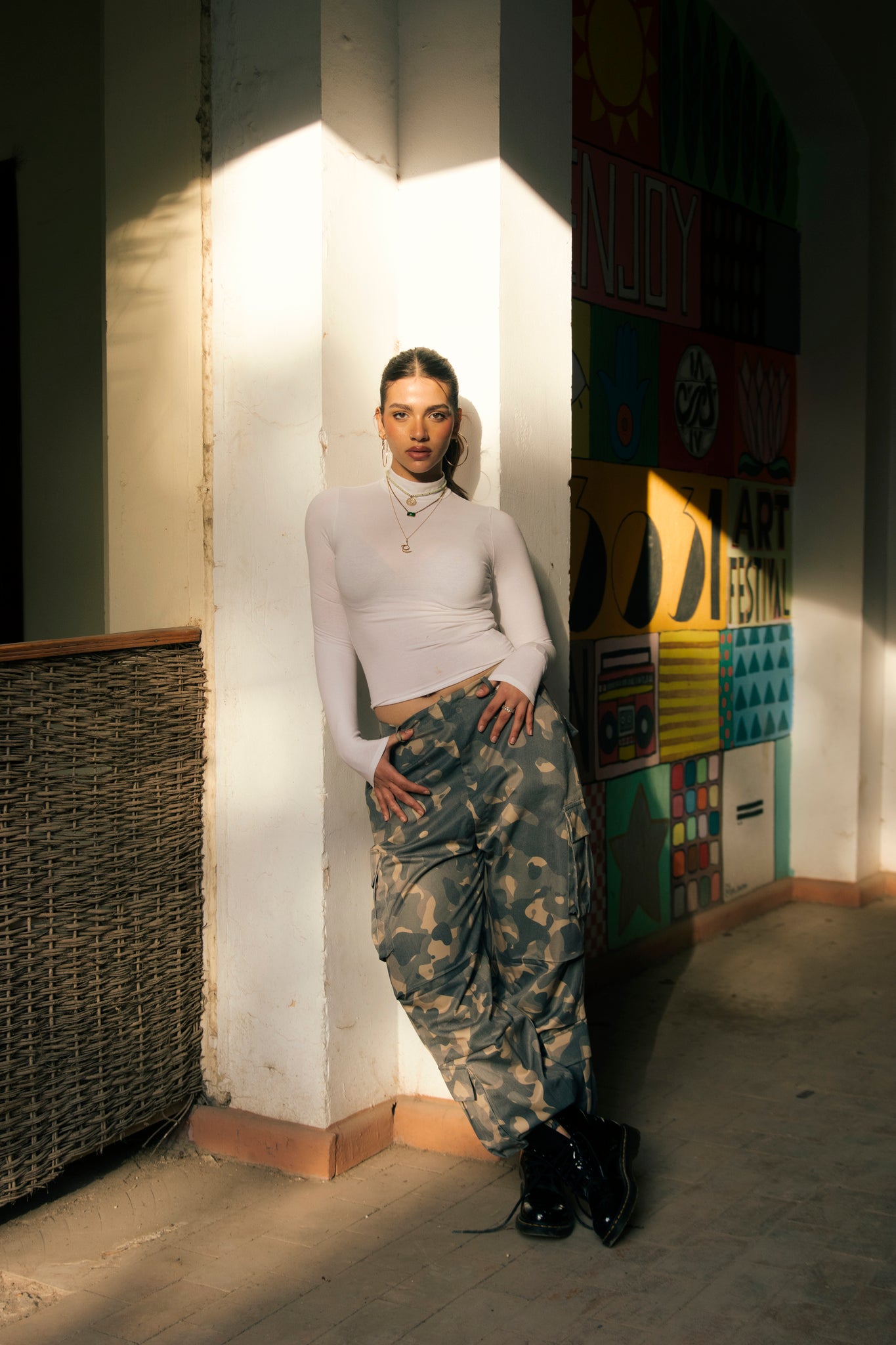 Camo Parachute Pants