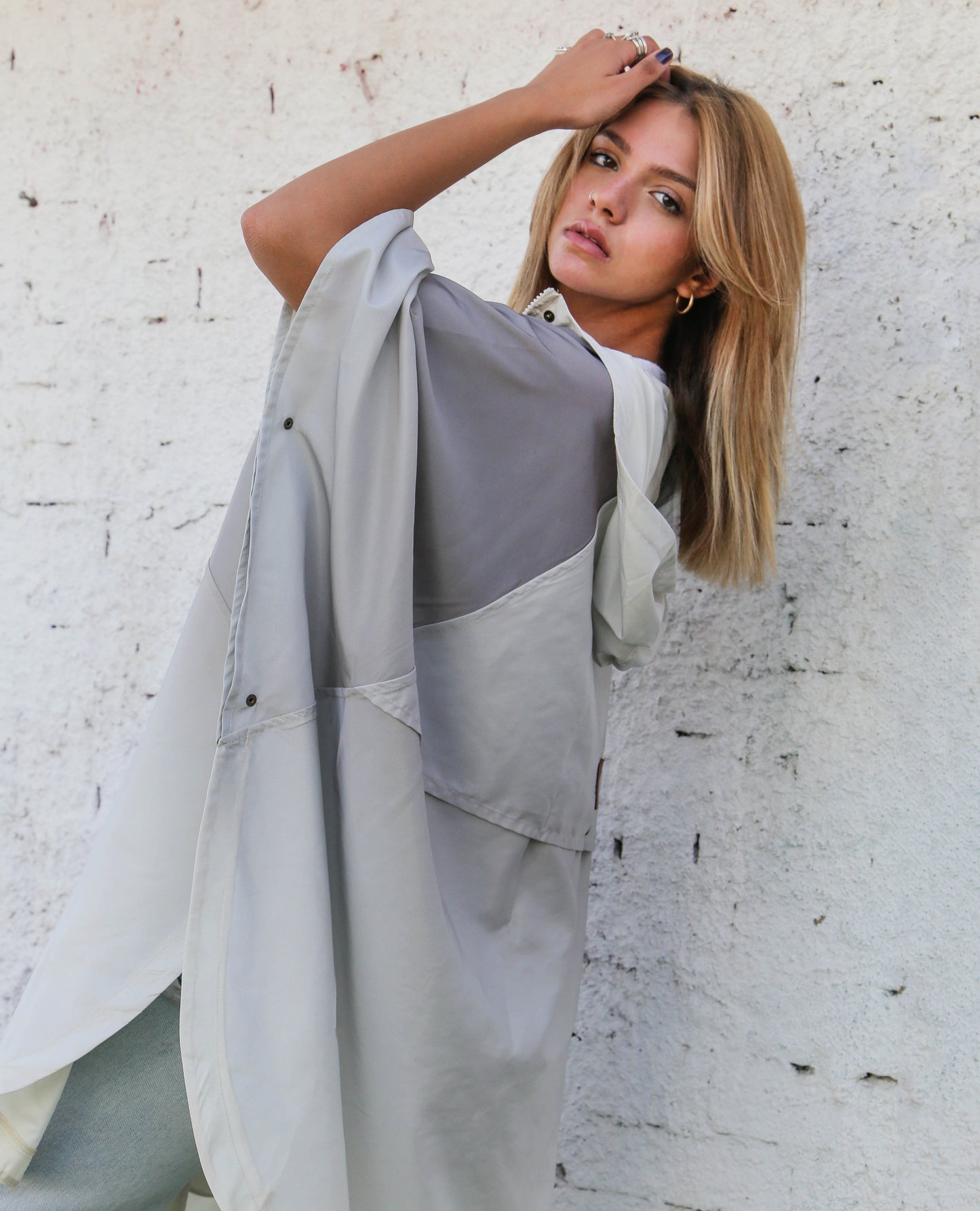 Waterproof Cape - Greyish
