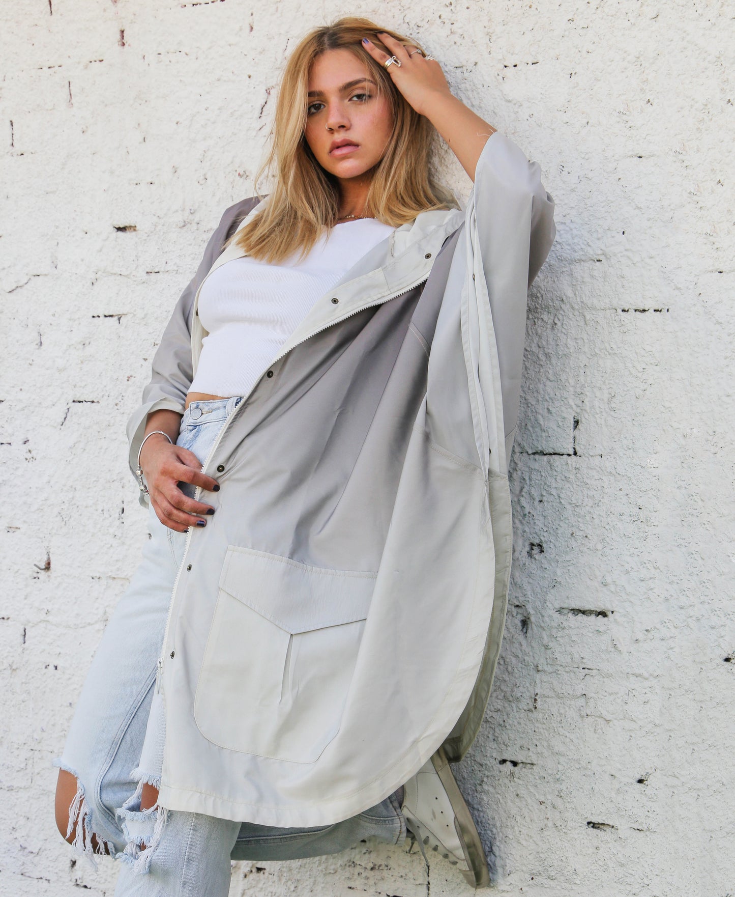 Waterproof Cape - Greyish
