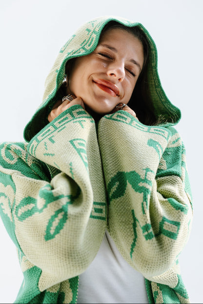 Holy Knit Cardigan in Green