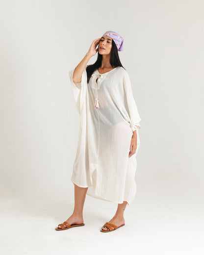 Ivory Coverup in Off-White