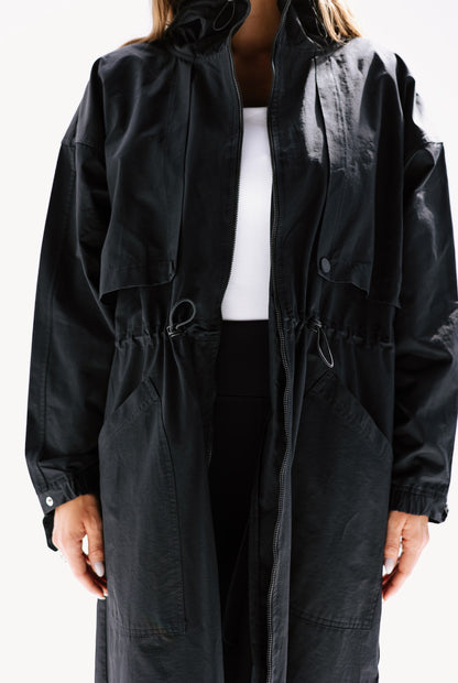 Heavy Waterproof Jacket in Black