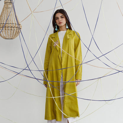 Calla Lily Trench Kimono