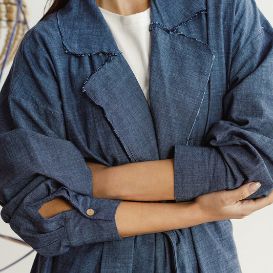 Calla not Denim Trench Kimono