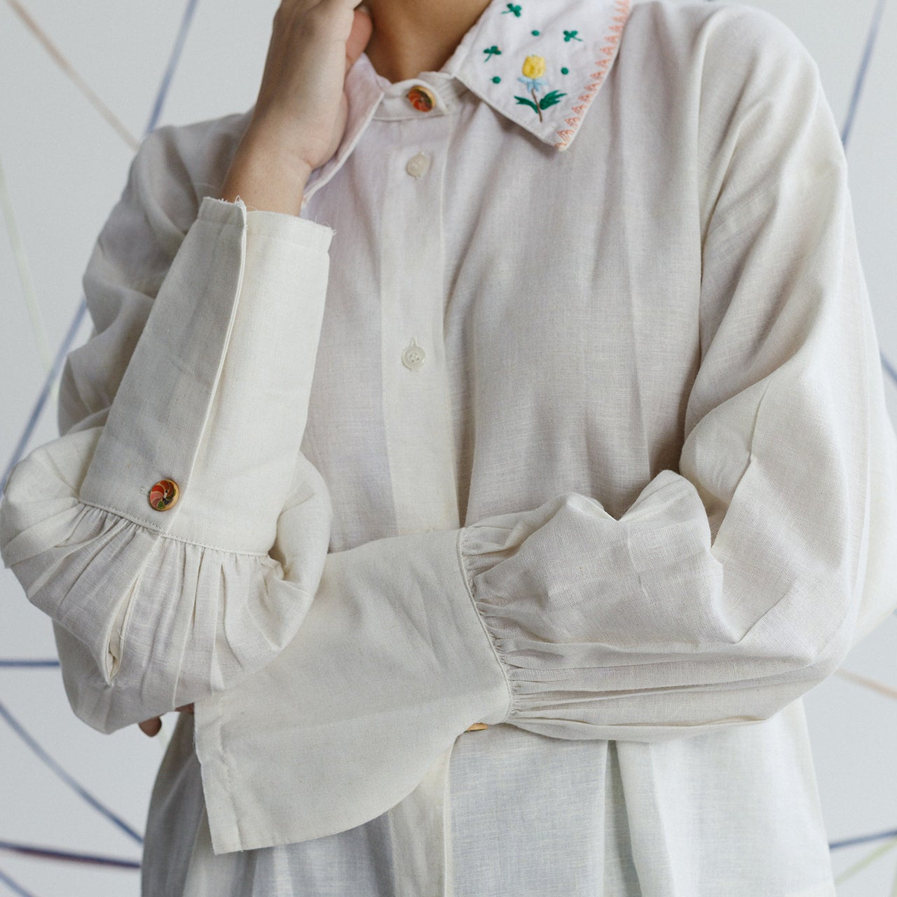 Crocus Embroidered Shirt