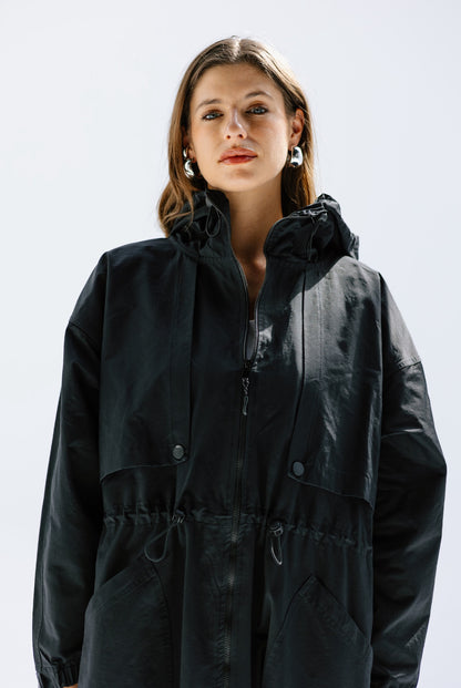 Heavy Waterproof Jacket in Black