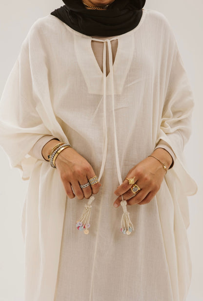 Ivory Coverup in Off-White