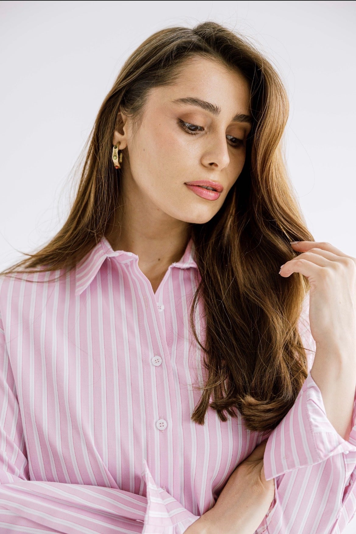 The Offset Shirt in Pink