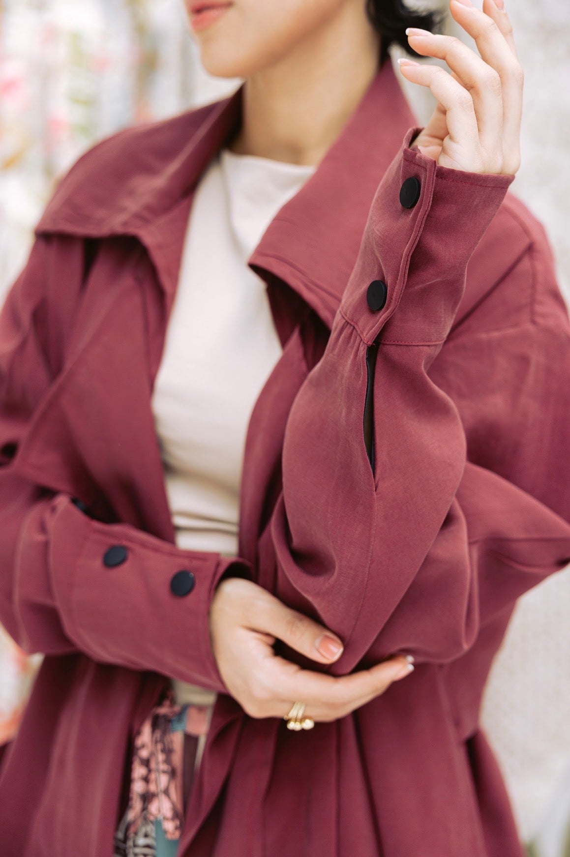 Ziyana Jacket in Burgundy