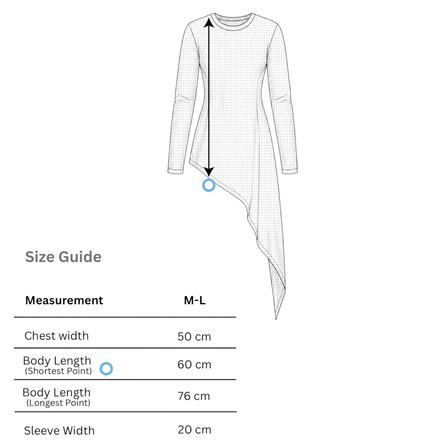 The Flow Top in Light Grey