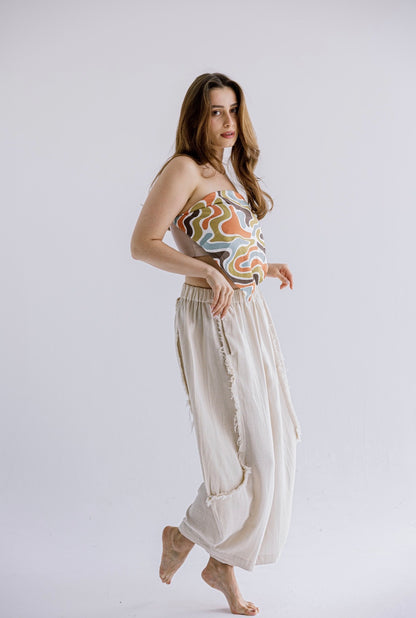 The Drift Pants in Beige