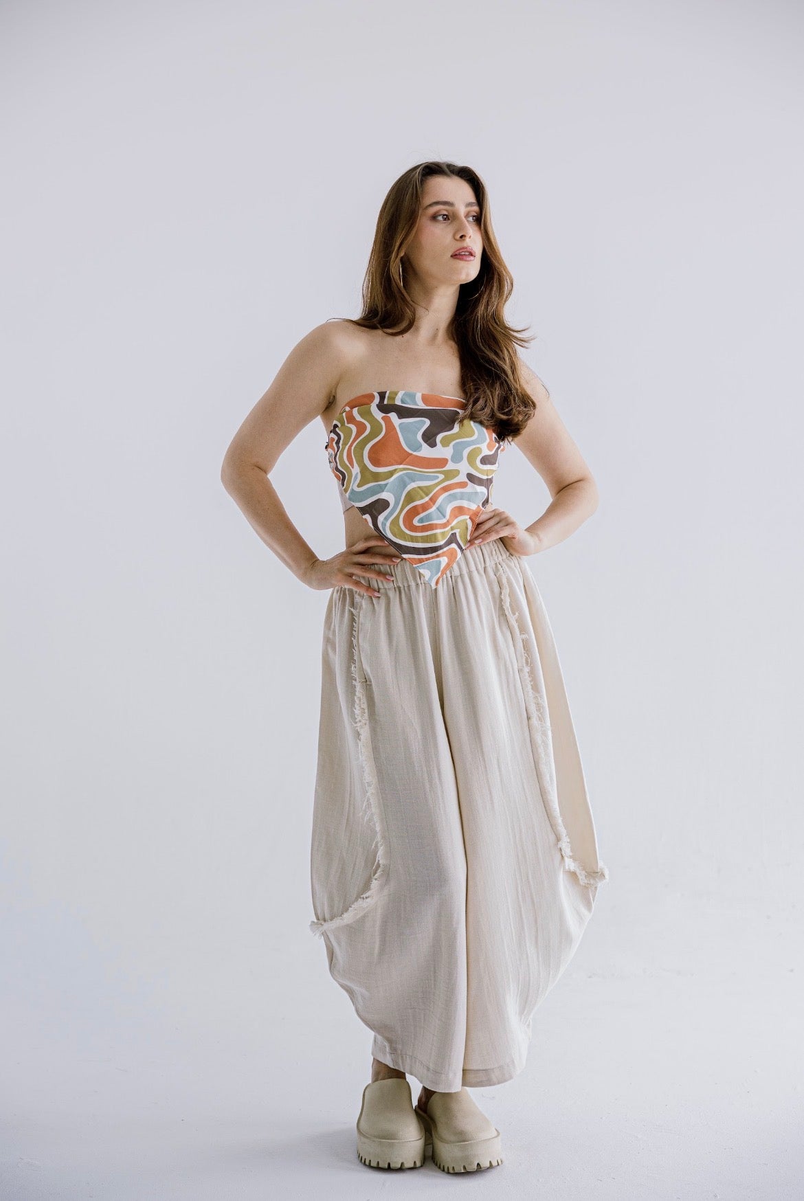 The Drift Pants in Beige
