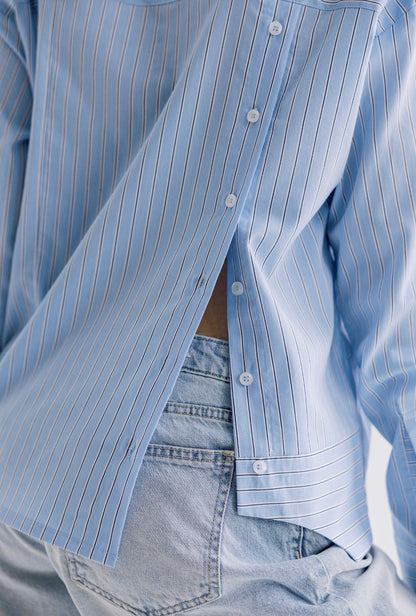 The Offset Shirt in Blue