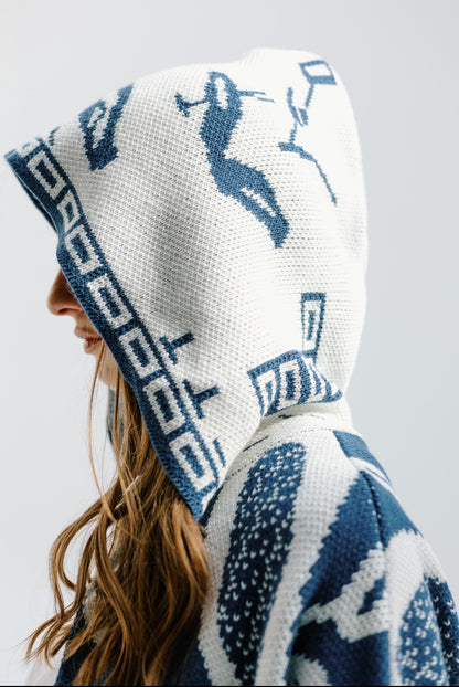 Holy Knit Cardigan in Navy Blue