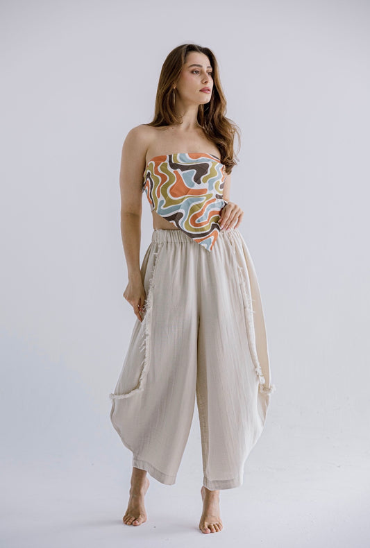 The Drift Pants in Beige
