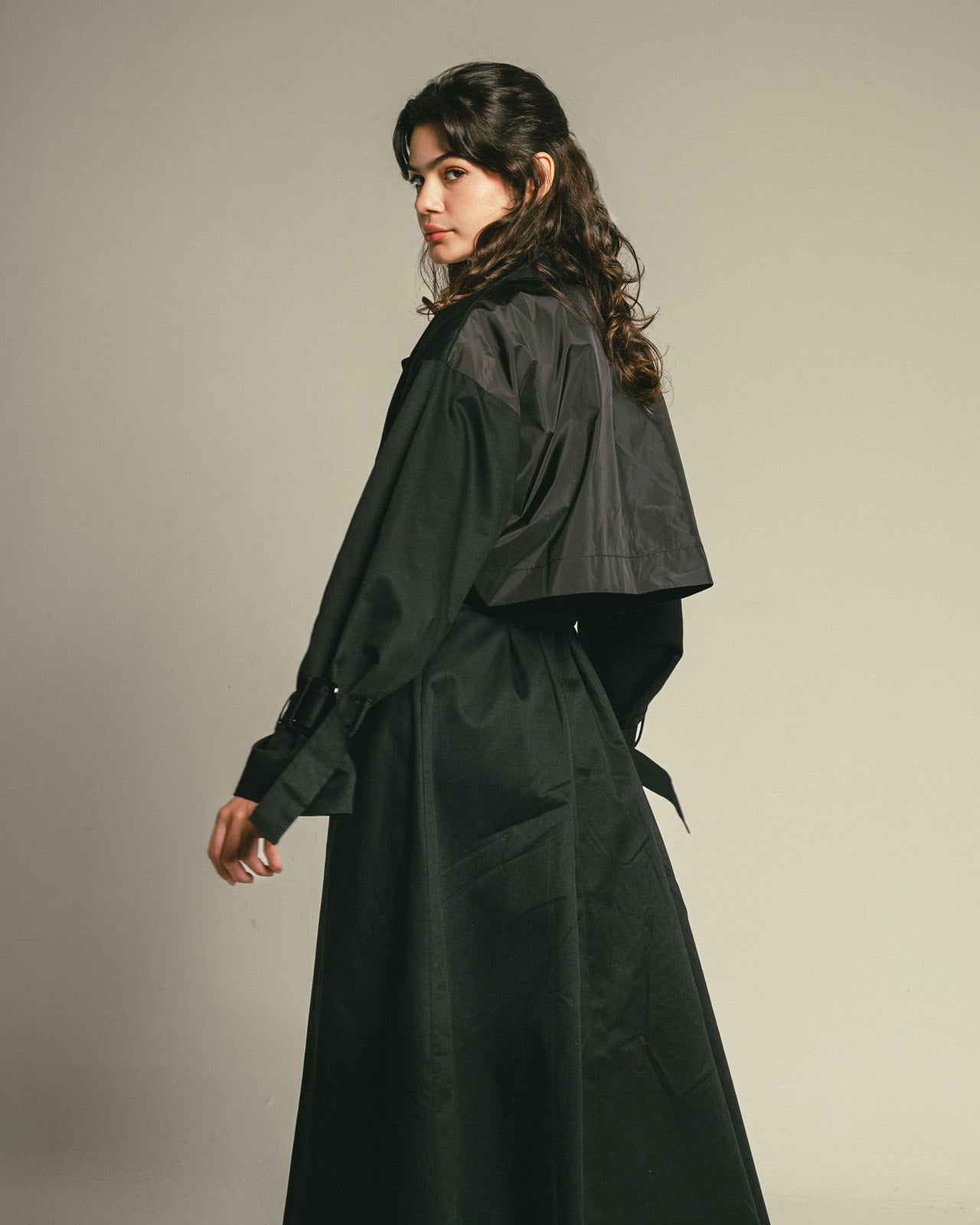 Trinity Trench Coat in Black