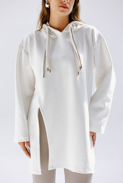 SweatForm Sweatshirt in Off-white