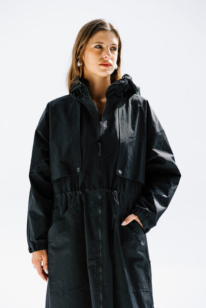 Heavy Waterproof Jacket in Black