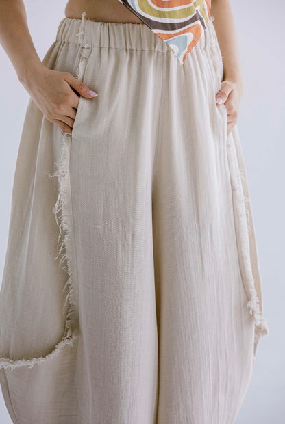 The Drift Pants in Beige