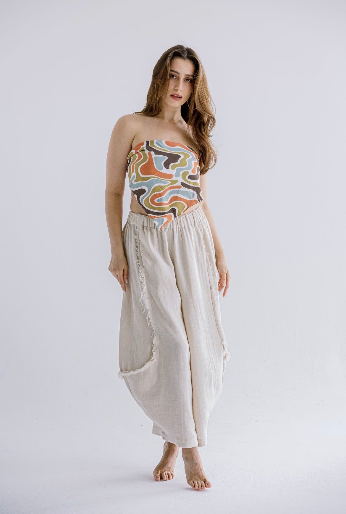 The Drift Pants in Beige
