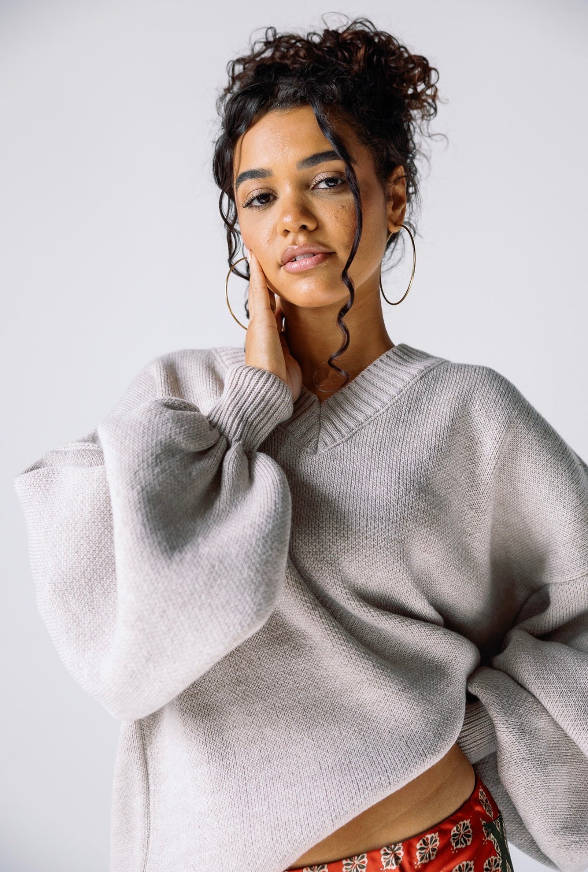 The Essential Pullover in Beige