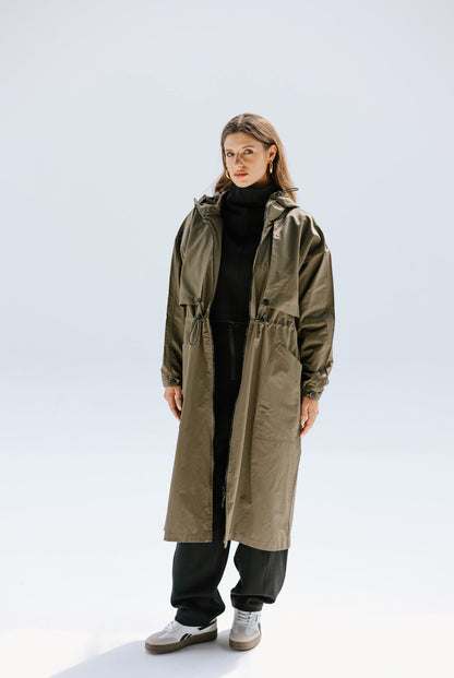 Heavy Waterproof Jacket in Olive