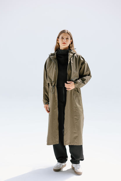 Heavy Waterproof Jacket in Olive