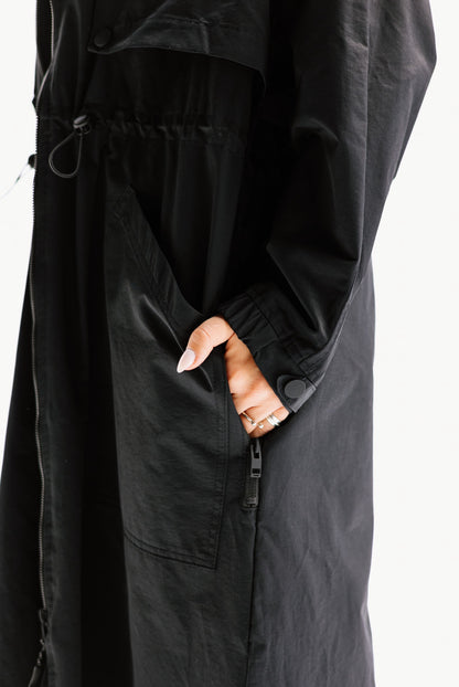 Heavy Waterproof Jacket in Black