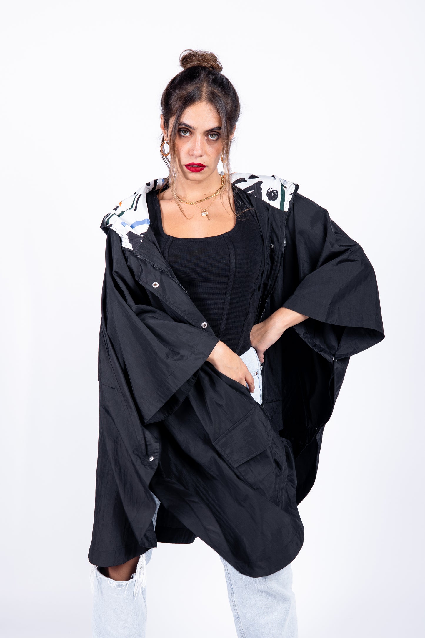 Waterproof Cape - Black