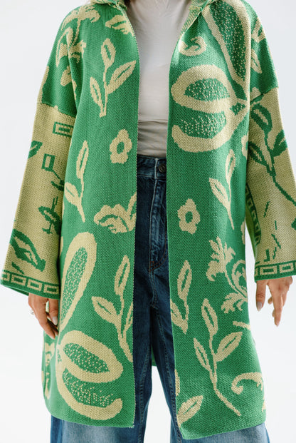 Holy Knit Cardigan in Green