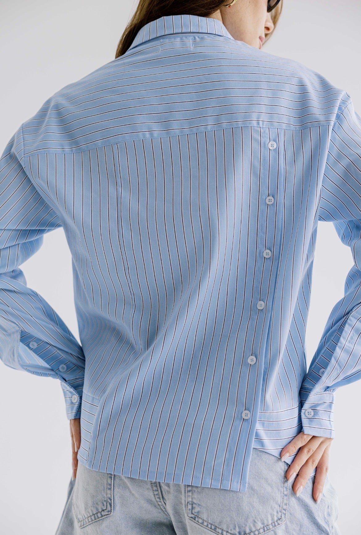 The Offset Shirt in Blue
