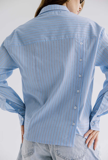 The Offset Shirt in Blue