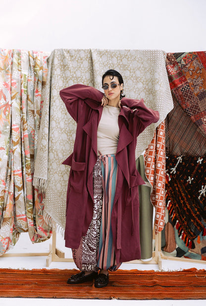 Ziyana Jacket in Burgundy