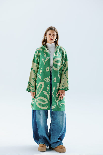 Holy Knit Cardigan in Green