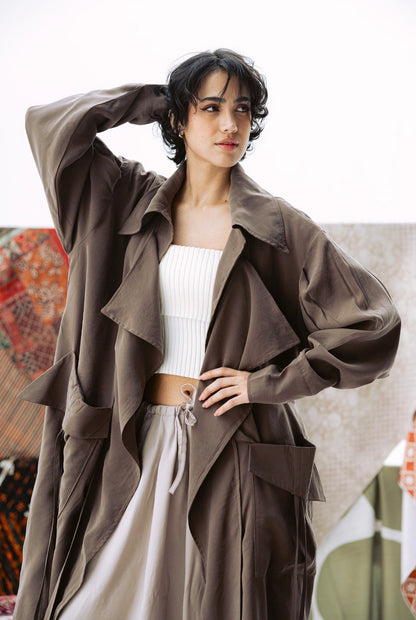 Ziyana Jacket in Brown