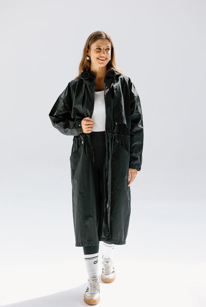 Heavy Waterproof Jacket in Black