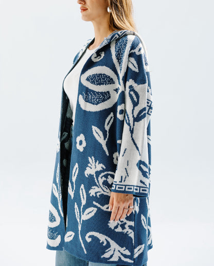 Holy Knit Cardigan in Navy Blue